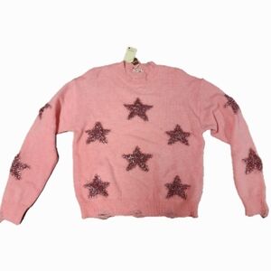 JODIFL Pink Star Sweater